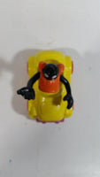 1989 Warner Bros Looney Tunes Daffy Duck in Yellow Plastic Toy Car Vehicle McDonald's Happy Meal