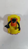 1989 Warner Bros Looney Tunes Daffy Duck in Yellow Plastic Toy Car Vehicle McDonald's Happy Meal