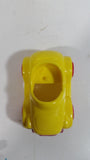 1989 Warner Bros Looney Tunes Daffy Duck in Yellow Plastic Toy Car Vehicle McDonald's Happy Meal