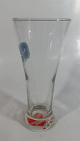 Vancouver Canucks NHL Ice Hockey Circa 1970/71 Vintage Logo 7" Tall Clear Pilsner Glass with Red NHL Crest Bottom