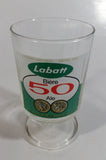 Vintage Labatt 50 Ale Beer Biere 5 1/8" Pedestal Glass Cup