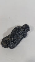 Mother Beaver and Baby Beaver Soapstone Carved Sculpture Ornament