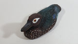 Female Wood Duck Miniature Resin Wildlife Bird Sculpture 8" Long