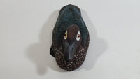 Female Wood Duck Miniature Resin Wildlife Bird Sculpture 8" Long