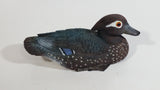 Female Wood Duck Miniature Resin Wildlife Bird Sculpture 8" Long