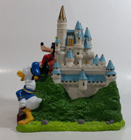 2001 Disney Disneyland Characters in Front of Castle 8" Tall PVC Coin Bank