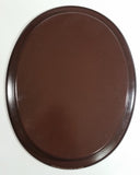 Vintage 1970s Pepsi Cola "Lady Gibson" Oval Brown Border Beverage Metal Serving Tray