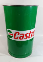 Castrol Motor Oil Green 15" Tall Metal Trash Can GUC