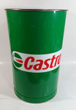 Castrol Motor Oil Green 15" Tall Metal Trash Can GUC