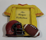 The Unique Collection Football Sports Themed 3 1/2" x 5" Resin Picture Photo Frame