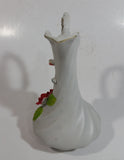Vintage 1950s Capodimonte Ewer Small Ivory Bisque Porcelain Pitcher Jug - Italian