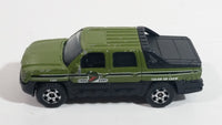 2009 Matchbox Croc Zoo Chevy Avalanche Truck Olive Green MB86 Die Cast Toy Car Vehicle