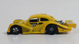 2019 Hot Wheels Volkswagen Kafer Racer Moon Eyes Yellow Die Cast Toy Car Vehicle