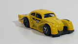 2019 Hot Wheels Volkswagen Kafer Racer Moon Eyes Yellow Die Cast Toy Car Vehicle