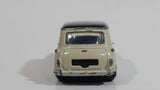 Motor Max 6017 Austin Mini Cooper Cream White with Black Roof Die Cast Toy Car Vehicle