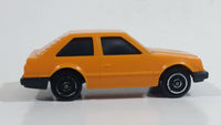 1982 Tonka Ford Escort Orange Plastic Toy Car Vehicle Made in USA