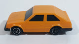 1982 Tonka Ford Escort Orange Plastic Toy Car Vehicle Made in USA