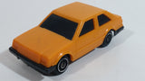 1982 Tonka Ford Escort Orange Plastic Toy Car Vehicle Made in USA