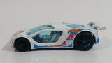 2014 Hot Wheels HW Race Race Team Impavido 1 White Die Cast Toy Car Vehicle