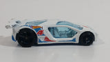 2014 Hot Wheels HW Race Race Team Impavido 1 White Die Cast Toy Car Vehicle