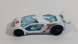 2014 Hot Wheels HW Race Race Team Impavido 1 White Die Cast Toy Car Vehicle