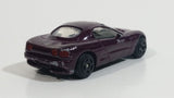 Motor Max 6007 Corvette Sting Ray III Maroon Dark Purple Die Cast Toy Car Vehicle