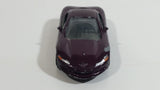 Motor Max 6007 Corvette Sting Ray III Maroon Dark Purple Die Cast Toy Car Vehicle