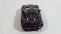 Motor Max 6007 Corvette Sting Ray III Maroon Dark Purple Die Cast Toy Car Vehicle