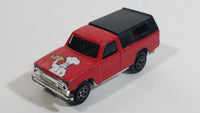 Summer Motor Force Pizza Chef Red Truck with Black Canopy Die Cast Toy Car Vehicle