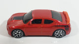 2007 Hot Wheels Dodge Charger SRT8 Metalflake Dark Orange Die Cast Toy Car Vehicle