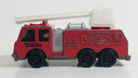 1992 Tonka Red Fire Ladder and Hook Truck DieCast Toy Vehicle - McDonald's Happy Meal