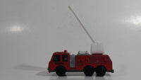 1992 Tonka Red Fire Ladder and Hook Truck DieCast Toy Vehicle - McDonald's Happy Meal