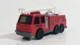 1992 Tonka Red Fire Ladder and Hook Truck DieCast Toy Vehicle - McDonald's Happy Meal