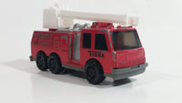 1992 Tonka Red Fire Ladder and Hook Truck DieCast Toy Vehicle - McDonald's Happy Meal