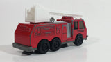 1992 Tonka Red Fire Ladder and Hook Truck DieCast Toy Vehicle - McDonald's Happy Meal