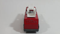 1992 Tonka Red Fire Ladder and Hook Truck DieCast Toy Vehicle - McDonald's Happy Meal