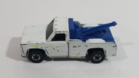 1977 Hot Wheels Flying Colors Ramblin' Wrecker Tow Truck Rig White Die Cast Toy Car Vehicle - Malaysia