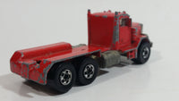 1989 Hot Wheels Peterbilt Dump Truck Semi Rig Red Die Cast Toy Car Vehicle - BW Hong Kong