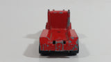 1989 Hot Wheels Peterbilt Dump Truck Semi Rig Red Die Cast Toy Car Vehicle - BW Hong Kong