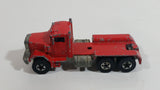 1989 Hot Wheels Peterbilt Dump Truck Semi Rig Red Die Cast Toy Car Vehicle - BW Hong Kong