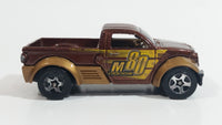 2004 Hot Wheels Dodge M80 Truck Metalflake Brown Die Cast Toy Car Vehicle 5SP