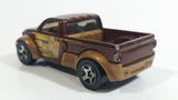 2004 Hot Wheels Dodge M80 Truck Metalflake Brown Die Cast Toy Car Vehicle 5SP