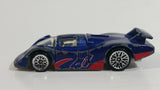 2001 Hot Wheels Pavement Pounder Sol-Aire CX-4 Blue Die Cast Toy Car Vehicle Opening Rear Hood