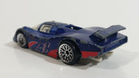 2001 Hot Wheels Pavement Pounder Sol-Aire CX-4 Blue Die Cast Toy Car Vehicle Opening Rear Hood