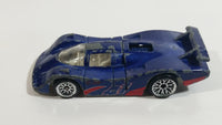 2001 Hot Wheels Pavement Pounder Sol-Aire CX-4 Blue Die Cast Toy Car Vehicle Opening Rear Hood