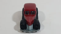 2007 Hot Wheels Since '68 '40 Ford 2-Door Metalflake Red and Black Die Cast Toy Hot Car Vehicle WW