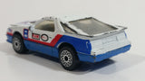 1986 Matchbox 1984 Dodge Daytona Turbo Z White Good Year Bell Die Cast Toy Car Vehicle with Opening Hood - Macau