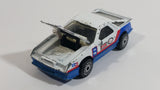 1986 Matchbox 1984 Dodge Daytona Turbo Z White Good Year Bell Die Cast Toy Car Vehicle with Opening Hood - Macau