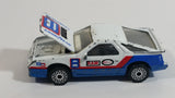 1986 Matchbox 1984 Dodge Daytona Turbo Z White Good Year Bell Die Cast Toy Car Vehicle with Opening Hood - Macau