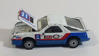 1986 Matchbox 1984 Dodge Daytona Turbo Z White Good Year Bell Die Cast Toy Car Vehicle with Opening Hood - Macau